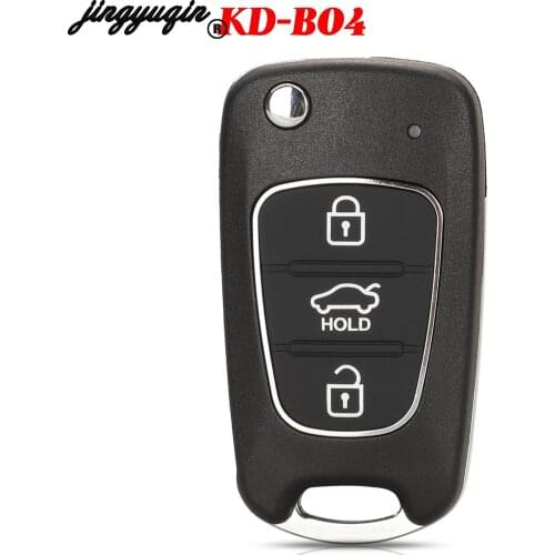 Jingyuqin 3 Buttons Remote Car Key KD B04 For KIA KD-X2/URG200 Key Programmer B Series Smart Control