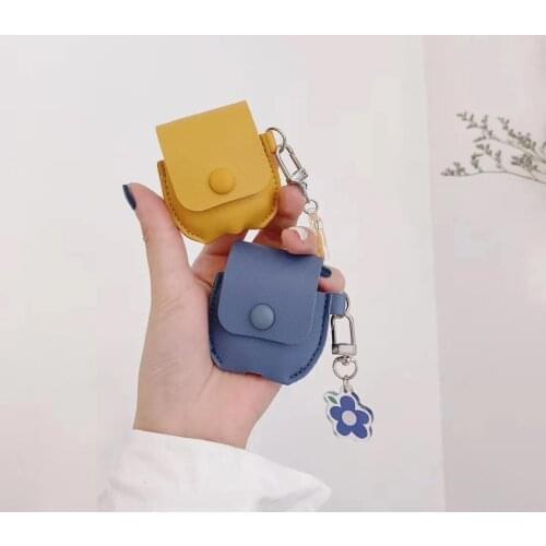 Leather Ins Earphone Case For Apple AirPods 1 2 Charging Shell Earphone Protection Cover Box for Airpods Bluetooth Headset Box