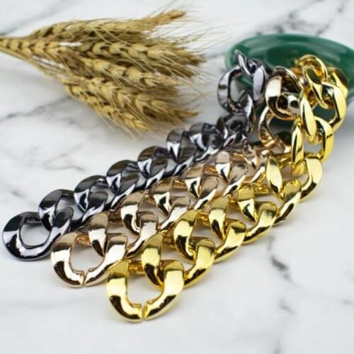 Metal Chain strap for bags DIY Handles Crossbody Accessories for Handbag Luxury Brand Detachable Replacement Purse Chain strap