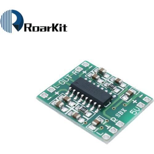 5PCS/LOT PAM8403 module Super mini digital amplifier board 2 * 3W Class D digital amplifier board efficient 2.5 to 5V USB power