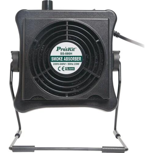 Proskit SS-595H 220V~240V 23W Solder Smoke Absorber Fume Extractor Air Filter Smoke Fan For BGA soldering Rework
