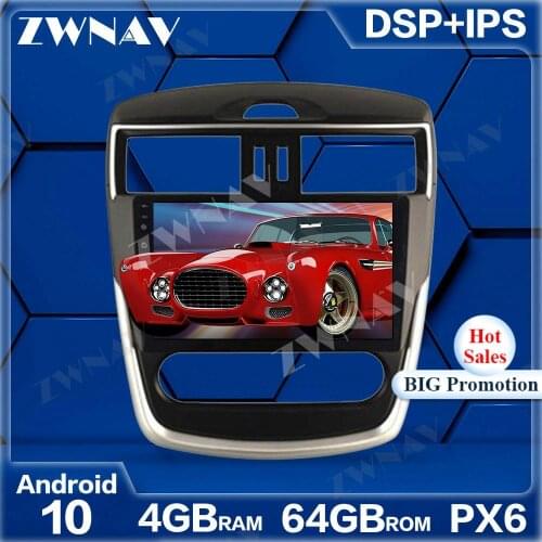 PX6 4+64GB Android 10.0 Car Multimedia Player For Nissan TIIDA 2016 AT car GPS Navi Radio navi stereo IPS Touch screen head unit