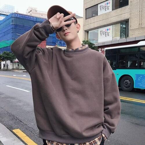 QNPQYX New Fashion Spring Cotton Men Oversize Hoodies Solid Sweatshirts Fashion Warm Coat Hoodie Hip Hop Pulklover Sweatshirts