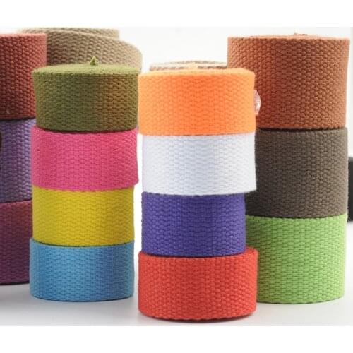 2Meters50mm Canvas Ribbon Belt Bag Thickening Cotton Webbing Canvas Webbing Knapsack Strapping Sewing Bag Belt Accessories