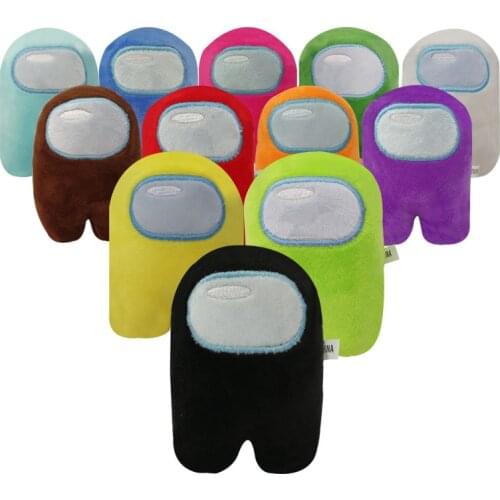 Soft Internet Hot Games Cute Pillow Cotton Filled Doll That Can Make Sound Mascot Space Werewolf Kill Among Us Kawaii Plush Toys