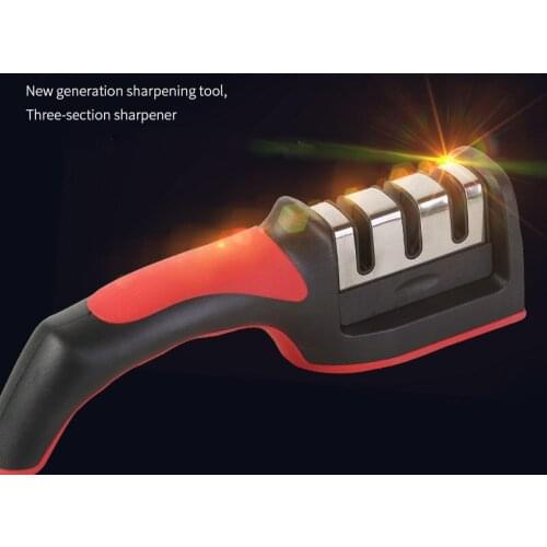 Replaceable 3-Stage Knife Sharpener Professional Sharpener Tools Kitchen Knives Accessories Sharpener Stone