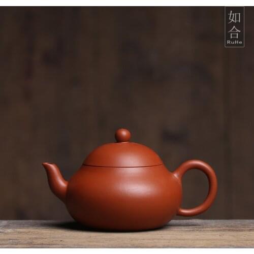 Such as in yixing clay ore zhu can keep classic pear pot of short pot of narrow kung fu tea pot to mouth pot seal