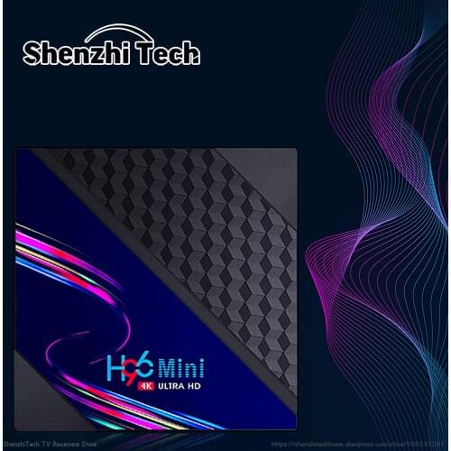 H96 Mini V8 4K TV Box Android 10 with Rockchip RK3228A Quad Core WIFI Smart Set Top Console IPTV OTT M3U Media Player 3D 2021