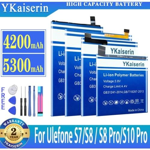 YKaiserin Ulefone S10 Pro Phone Batteries