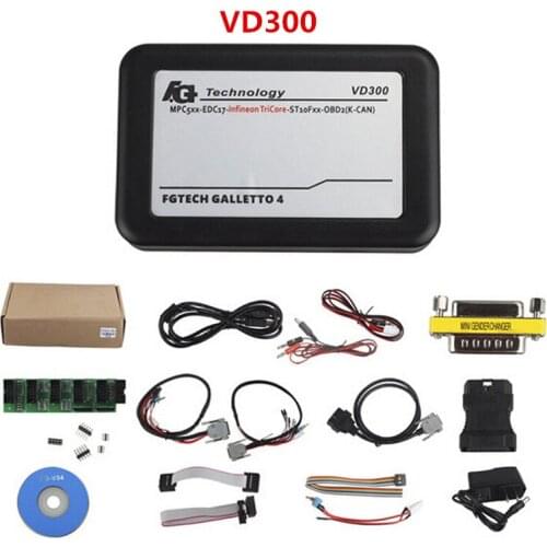 Factory Price Unlcok Version FgTech V54 VD300 FG TECHE V54 ECU Flasher Fgtech Galletto 4 Master VD 300 Support OBD BDM Function