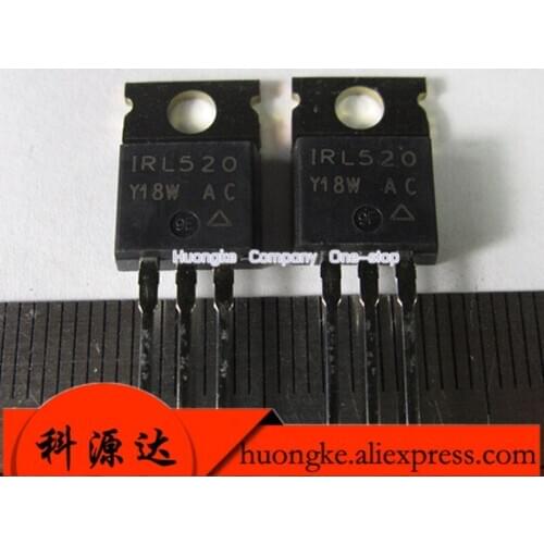 3pcs/lot IRL520N IRL520 TO-220 100V 10A in stock