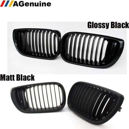 ABS Matt Glossy black Car front bumper Grills facelift auto radiator mesh grille for BMW 3 series E46 4 doors 2002-2004