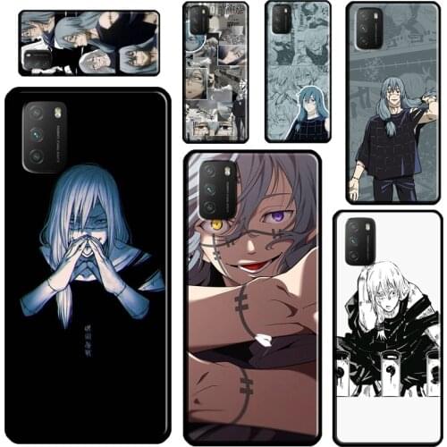 Mahito Jujutsu Kaisen Anime Case For POCO M3 Pro F3 X3 Pro Cover For Xiaomi Mi 11 Lite Ultra Mi 10T Pro Note 10 Lite