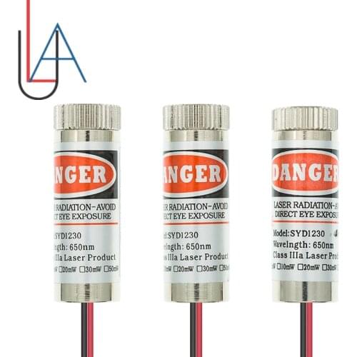 650nm 5mW Red Point / Line / Cross Laser Module Head Glass Lens Focusable Focus Adjustable Laser Diode Head Industrial Class