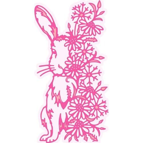 JMCRAFT 2021 New Craft Metal Cutting Dies Cut Die Bunny Flower Frame Scrapbook Paper Craft Knife Mould Blade Punch Stencils Dies