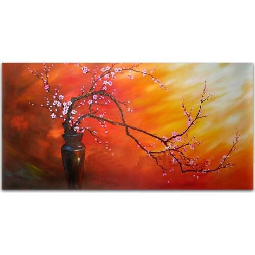 DONGMEI OILPAINTING Hand painted oil painting Home decor High quality Art painting flower pictures gift DM15031332