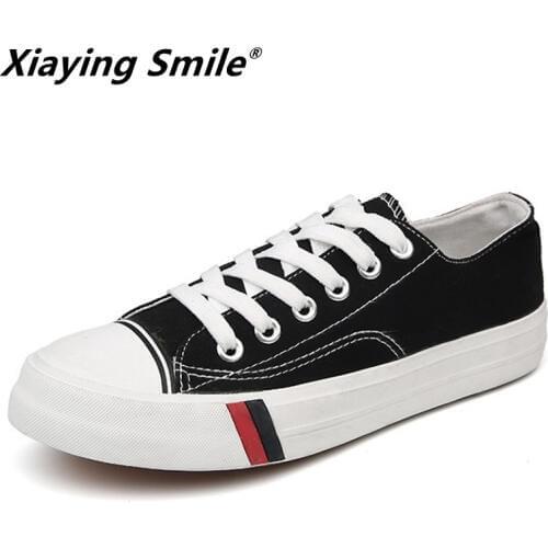 Men tennis shoes white canvas shoes casual classic skate shoes fashion lightweight black red outdoor shoe for couple unisex