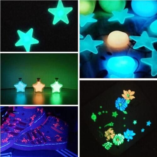 9Pcs Fluorescent Bright Glow In The Dark Sand Powder Resin Pigment Kit Epoxy Resin Jewelry Making Tools