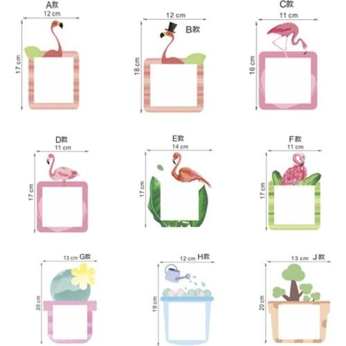 Flamingo Animals Lion Bear Switch Stickers For Home Decor Living Room Bedroom Decoration Mural Wall Art Decals