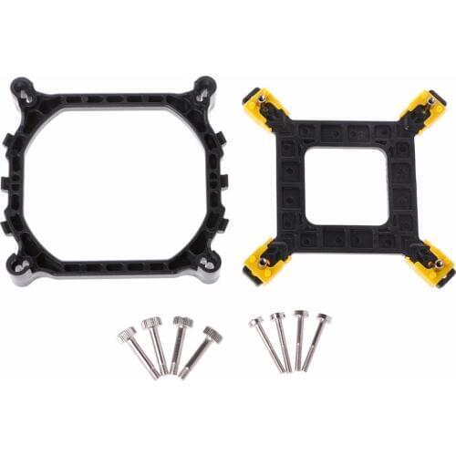 NEW PC Desktop CPU Heatsink Mounting Bracket Holder Base Backplate Kit For Intel 115X/1366/2011 Socket CPU Cooler Fan Holder