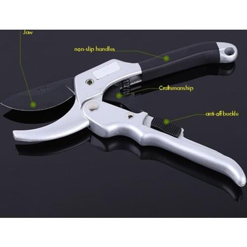 Garden Tool Professional SK-5 Steel Blade Sharp Pruning Shears Thick Tree Branch Trimmer Pulley Effort Saving Gardening Scissors