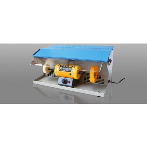 220V Jewelry Polishing Machine with Dust Collector Bench Grinder ghtool