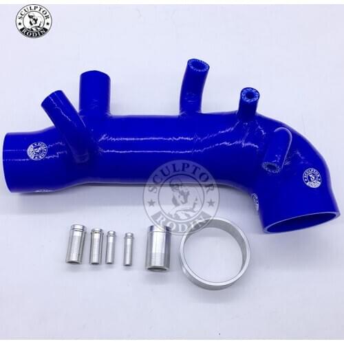 SILICONE TURBO INLET INTAKE INDUCTION PIPE HOSE FOR SUBARU IMPREZA ver10 GRB GRF STI WRX (1PCS) red/blue/black