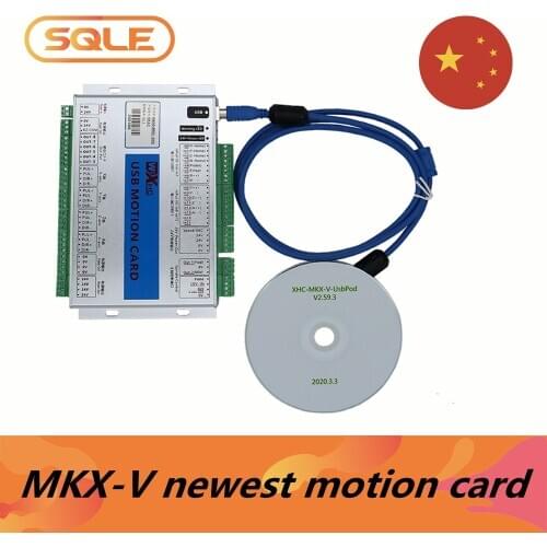 CNC Controller MKX-V MACH3 system 3 axis MK3-V 4 axis MK4-V 6 axis MK6-V motion card 2000Khz support stepper/servo motor