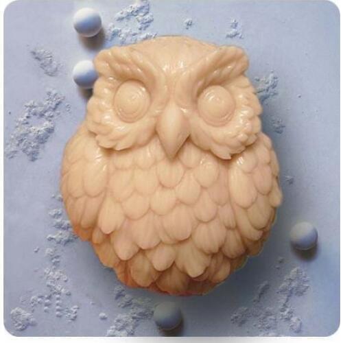 Owl S0142 Craft Art Silicone Soap mold Craft Molds DIY Handmade soap molds