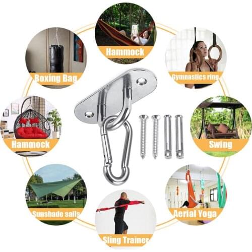 Heavy Duty Swivel Hangers Stainless Steel Swing Hooks For Yoga Hammock Chair