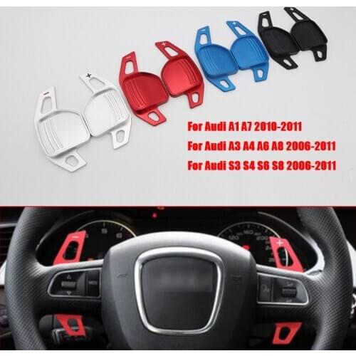 Auto Car Steering Wheel Shift Paddle Extend Direct Gear Paddle Extension For Audi A1 A3 A4 A5 A6 A7 A8 Q5 Q7 TT S4 S5 S6 R8 TTS