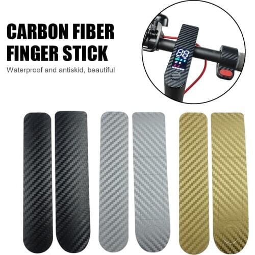 Protective Film Scooter Accelerator Sticker Scooter Central Carbon Fiber PVC Sticker for M365 PRO M365 1S PRO2 Scooter Accessory