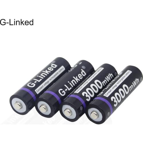 100% new 1.5v AA rechargeable battery 3000mwh li-ion lithium ion AA 2A batteries for toys camera flashlight