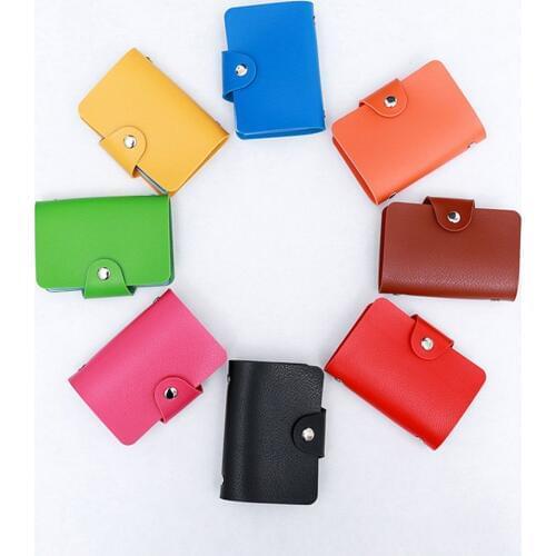 New Fashion Mens Womens Card Case Waterproof Wallet Leather Visiting Handbags Credit Card Holder Business Package
