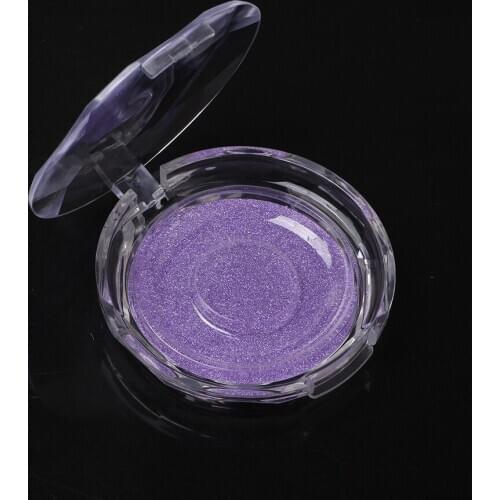 10pcs New round transparent box high transparent diamond faceted eyelashes packaging box high-grade crystal eyelash storage box