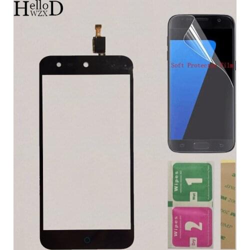 5.0'' Mobile Touch Screen For ZTE Blade X5 D3 T630 Touch Screen Digitizer Panel Sensor Front Glass + Protector Film