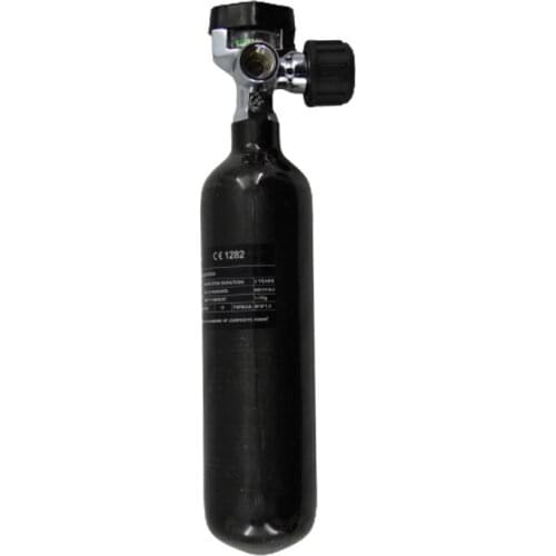 AC3011961 Acecare 1.1L GB PCP Paintball HPA Compressed Air Tank Airforce Condor/Air Rifle For Shooting/Hunting With Black Valve