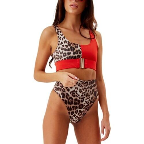 High Waist Bikinis 2020 Bikini Set Sexy Leopard Brazilian Bikini Push Up Bathing Suit Female Summer Beach Wear Biquini Swimwear