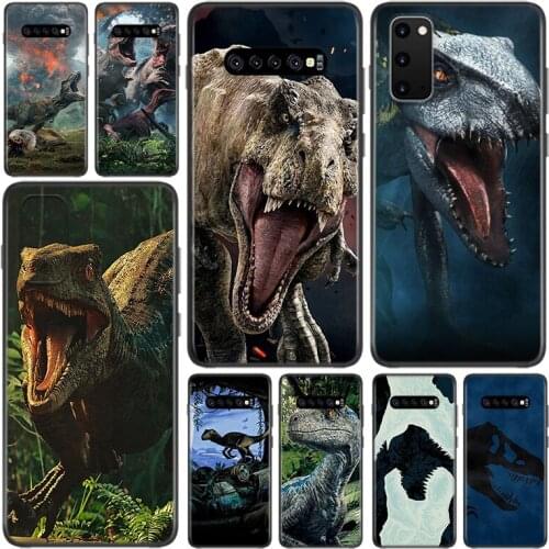Cartoon Dinosaur Open Mouth For Samsung Galaxy S21 S20 FE Ultra S10 S10E Lite 5G S9 S8 S7 S6 Edge Plus Phone Case