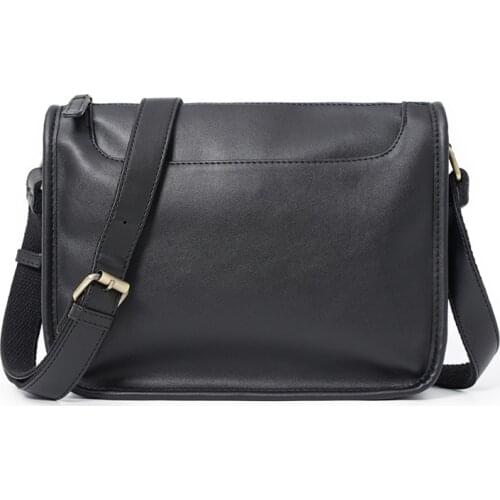 Business Mens Messenger Bag High-quality Leather Causal Crossbody Bag for Men Designer Shoulder Bags Male Soft Leather Handbag