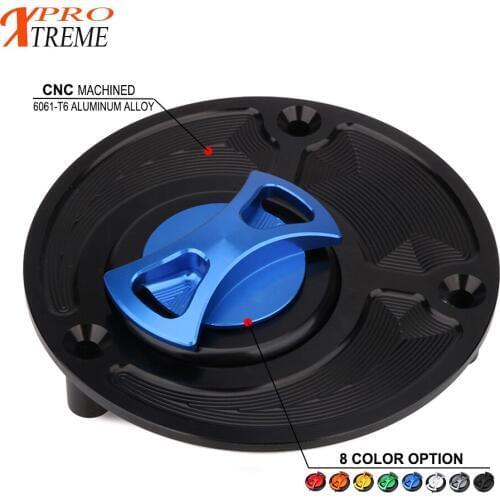 Motorcycle CNC Tank Fuel Oil Cap For YAMAHA FZ1 FZ6 FZR750 FZR1000 R1 R6 YSR50 YZF600 YZF1000