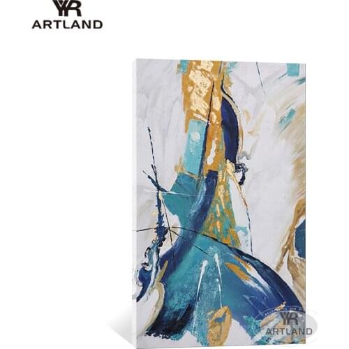 Quadro Handmade canvas oil painting on the wall abstract color landscape art hanging picture poster for living room Entrance