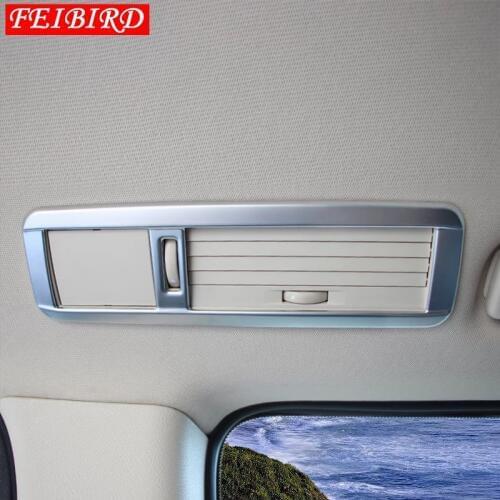 4PCS Interior For Mercedes-Benz Vito W447 2014 2015 2016 2017 2018 Rear Roof Air Conditioning AC Outlet Vent Cover Trim Matte
