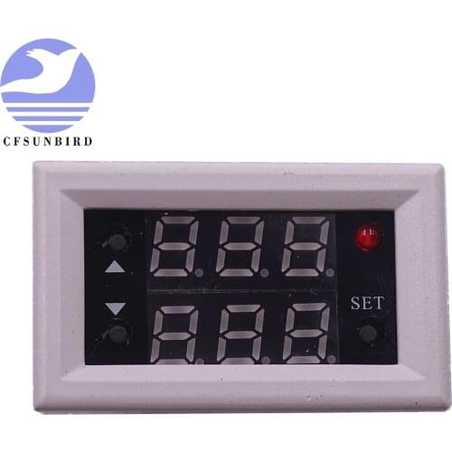 0.56 inches Mini embedded digital display time relay timing delay cycle relay 18 functions DC 12V