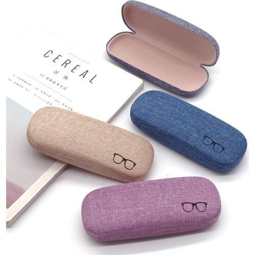 Fashion Sackcloth Reading Eyewear Case For Kids Women Sunglasses Box Case Handmade Eye Glasses Shell Protector Men Glasses Bag
