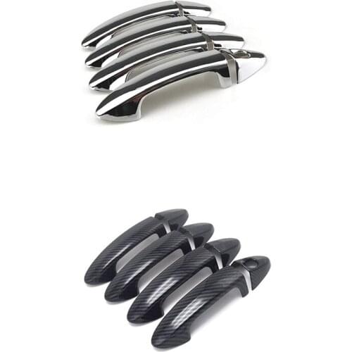 Car Exterior Door Handle Cover Sticker for Ford Fiesta 2009 2010 2011 2012 Accessories