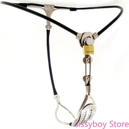 Adjustable Female Chastity Belt Underwear Cbt BDSM Bondage Metal Silicone Chastity Device Adult Game Cosplay Sex Toys For Woman