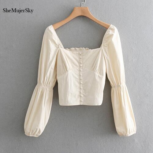 SHEMUJERSKY Short Sleeve Shirts For Women