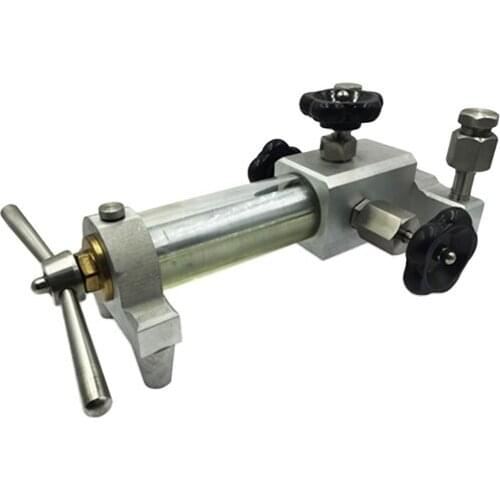 Hot sale comparator hydraulic hand pump pressure gauge calibrator
