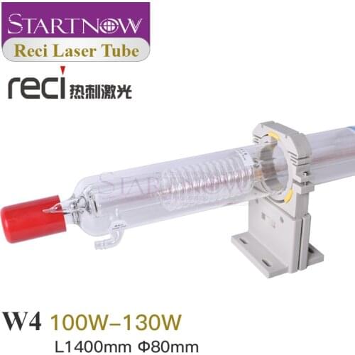 Startnow CO2 Reci Laser Tube W4 100W 120W D80 S4 Z4 Lamp Wooden Box Packing For 130W CO2 High Power Laser Cutting Machine Parts